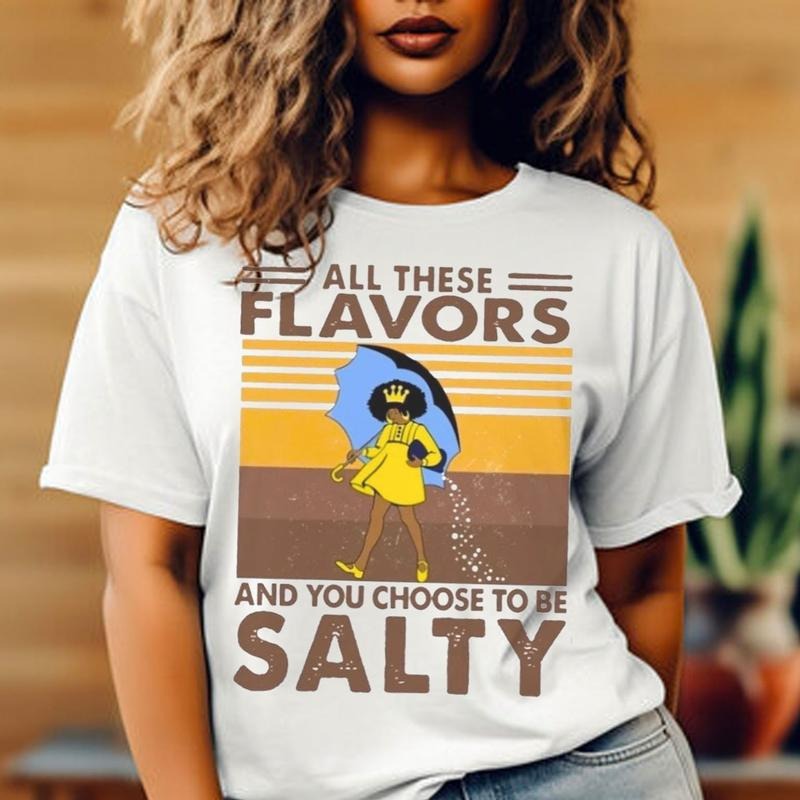 Don'T Be Salty Black Woman Girl Magic Melanin Soul - Adult & Kids T-Shirts, Sweatshirts & Hoodies apparel design preview 1