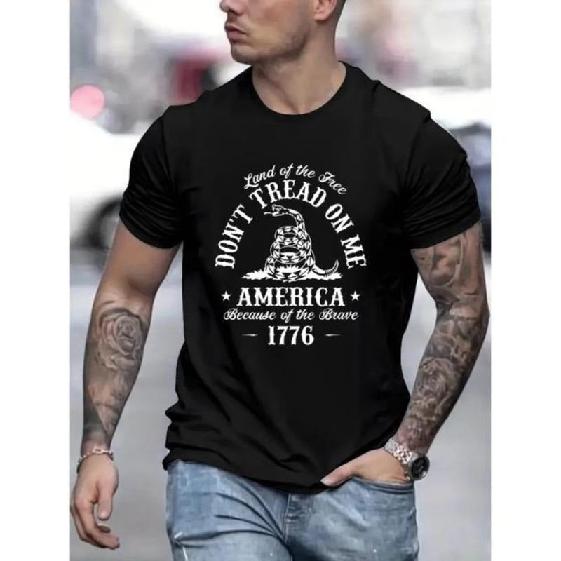 Don'T Tread Me Print Casual Short Sleeve Summer Made - Adult & Kids T-Shirts, Sweatshirts & Hoodies apparel design preview 1