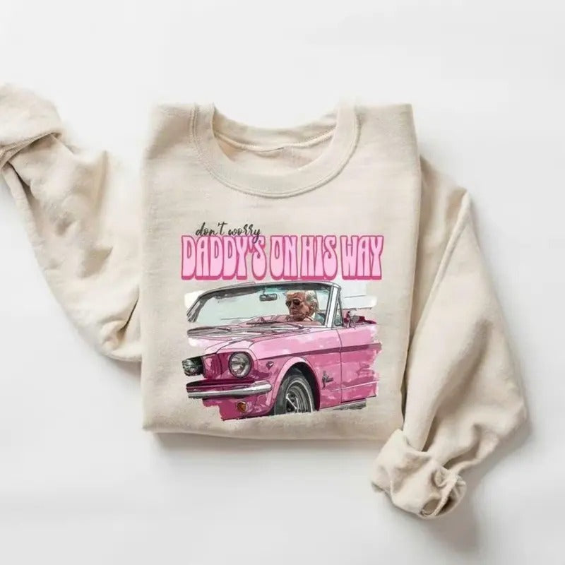 Don'T Worry Daddy'S His Way Daddy Cotton - Adult & Kids T-Shirts, Sweatshirts & Hoodies apparel design preview 1