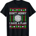 Don'T Worry I Have Plan D20 Ugly Tabletop - Adult & Kids T-Shirts, Sweatshirts & Hoodies apparel design preview 1