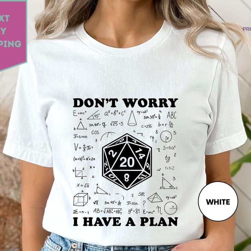 DonT Worry I Have Plan Gamer Playing Game Funny - Adult & Kids T-Shirts, Sweatshirts & Hoodies apparel design preview 1
