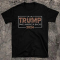 Donald Trump 2024 Take America Back Leopard Print - Adult & Kids T-Shirts, Sweatshirts & Hoodies apparel design preview 1