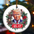 Donald Trump Ornament American Pride Ceramic Stone - Adult & Kids T-Shirts, Sweatshirts & Hoodies apparel design preview 1