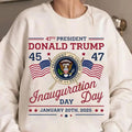 Donald Trump Inauguration Day 2025 47th US President - Adult & Kids T-Shirts, Sweatshirts & Hoodies apparel design preview 1