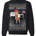 Donald Trump Merry Merica'S Full Cousin Eddie - Adult & Kids T-Shirts, Sweatshirts & Hoodies apparel design preview 1
