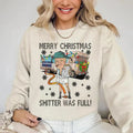 Donald Trump Shitter Was Full Funny Merry Trumpmas - Adult & Kids T-Shirts, Sweatshirts & Hoodies apparel design preview 1
