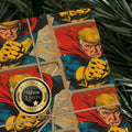 Donald Trump Wrapping Paper Super Hero Wrap MAGA - Adult & Kids T-Shirts, Sweatshirts & Hoodies apparel design preview 1