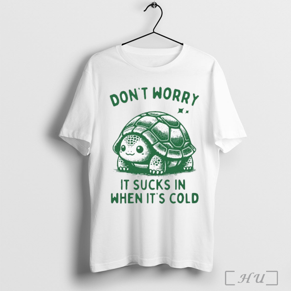 Dont Worry It Sucks In When Its Cold Turtle - Adult & Kids T-Shirts, Sweatshirts & Hoodies apparel design preview 1