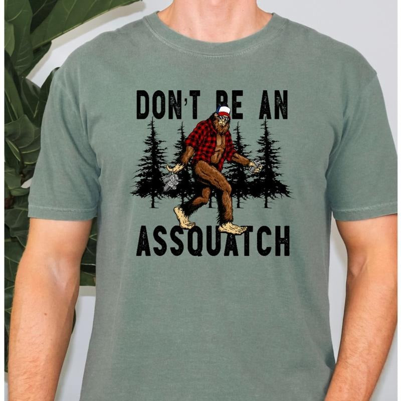 Dont Be Assquatch - Adult & Kids T-Shirts, Sweatshirts & Hoodies apparel design preview 1