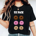 Donut Six Pack Funny Workout Gym Lover Sarcastic Food - Adult & Kids T-Shirts, Sweatshirts & Hoodies apparel design preview 1