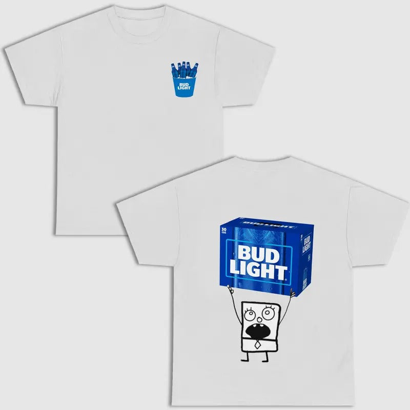 Doodlebob Bud Light Limited S 4XL - Adult & Kids T-Shirts, Sweatshirts & Hoodies apparel design preview 1