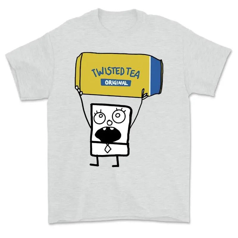 Doodlebob Twisted Tea Essential S 4XL - Adult & Kids T-Shirts, Sweatshirts & Hoodies apparel design preview 1
