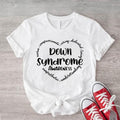 Down Syndrome Awareness Heart Extra Chromosome 3 21 - Adult & Kids T-Shirts, Sweatshirts & Hoodies apparel design preview 1