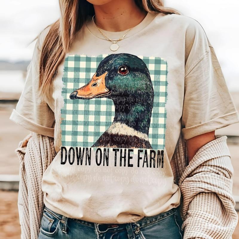 Down Farm Duck DTF Transfers THIS IS NOT - Adult & Kids T-Shirts, Sweatshirts & Hoodies apparel design preview 1