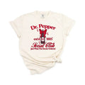 Dr. P Soda Bow Social Club Ivory Comfort Colors - Adult & Kids T-Shirts, Sweatshirts & Hoodies apparel design preview 1