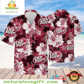 Dr Pepper Hawaiian Summer Flower Pattern - Adult & Kids T-Shirts, Sweatshirts & Hoodies apparel design preview 1