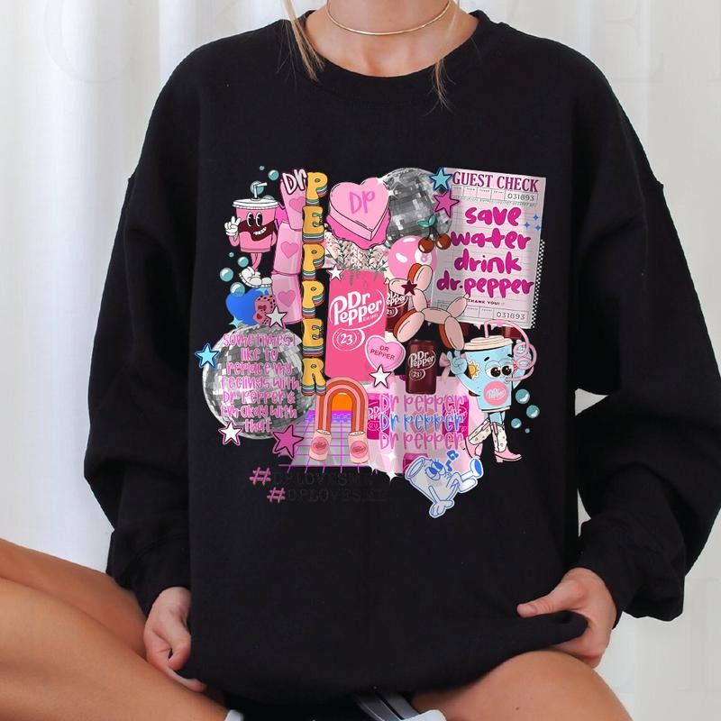 Dr Pepper Girly Addict Short Vintage - Adult & Kids T-Shirts, Sweatshirts & Hoodies apparel design preview 1