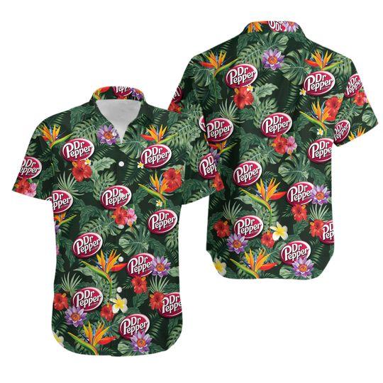 Dr pepper hawaiian gift for family and friend 2711361 - Adult & Kids T-Shirts, Sweatshirts & Hoodies apparel design preview 1