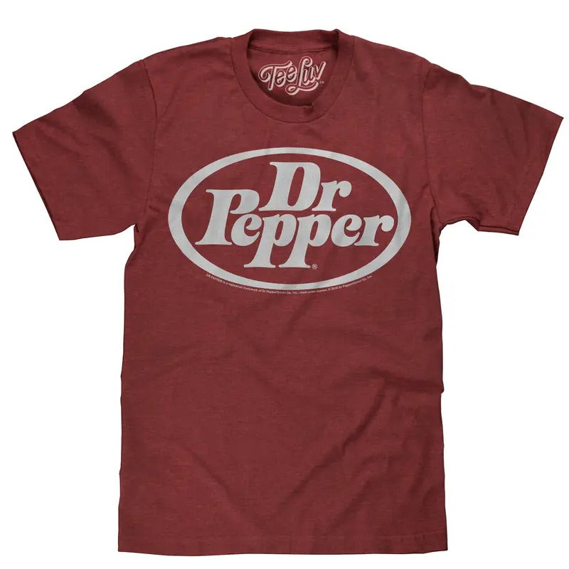 Dr Pepper Oval Logo Red - Adult & Kids T-Shirts, Sweatshirts & Hoodies apparel design preview 1