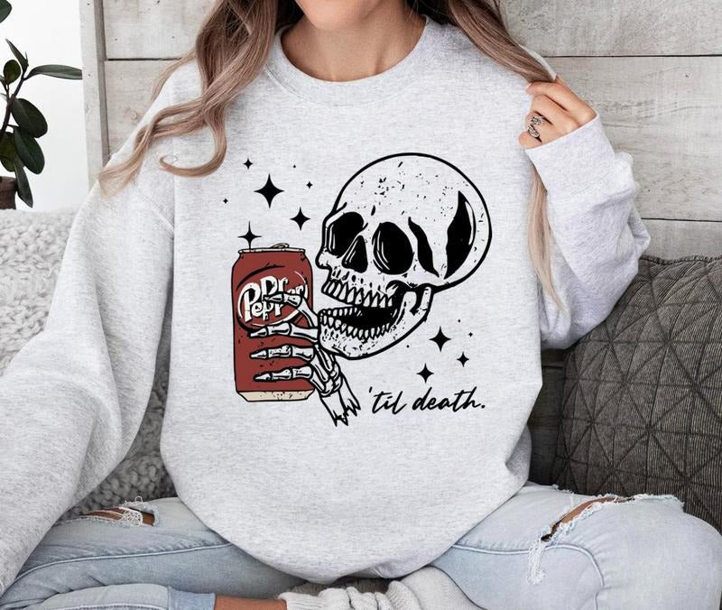 Dr Pepper Til Death - Adult & Kids T-Shirts, Sweatshirts & Hoodies apparel design preview 1