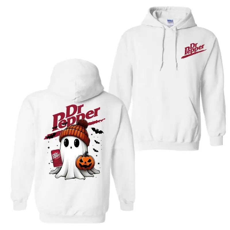 Dr. Pepper Cute Pumpkin Halloween 2 Sided - Adult & Kids T-Shirts, Sweatshirts & Hoodies apparel design preview 1
