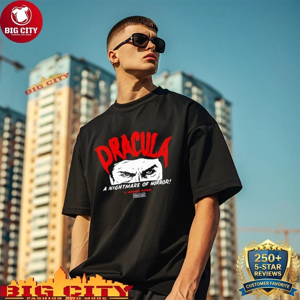 Dracula a nightmare of horror face - Adult & Kids T-Shirts, Sweatshirts & Hoodies apparel design preview 1