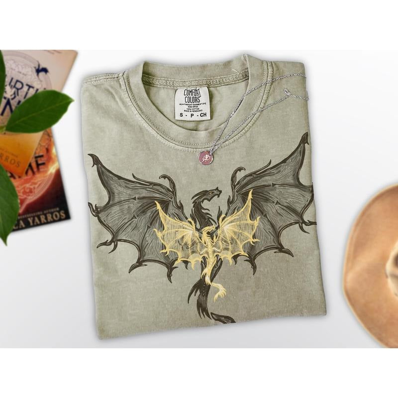Dragon Fantasty Bookworm Lover Booktoker Bookish War - Adult & Kids T-Shirts, Sweatshirts & Hoodies apparel design preview 1