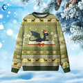 Dragon Read Book Ugly Christmas Sweater - Holiday Gift product image