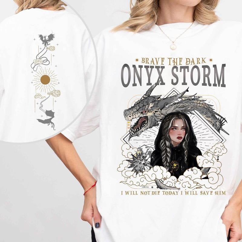 Dragon Rider 2 Sided Xaden Riorson Violet Sorrengail - Adult & Kids T-Shirts, Sweatshirts & Hoodies apparel design preview 1