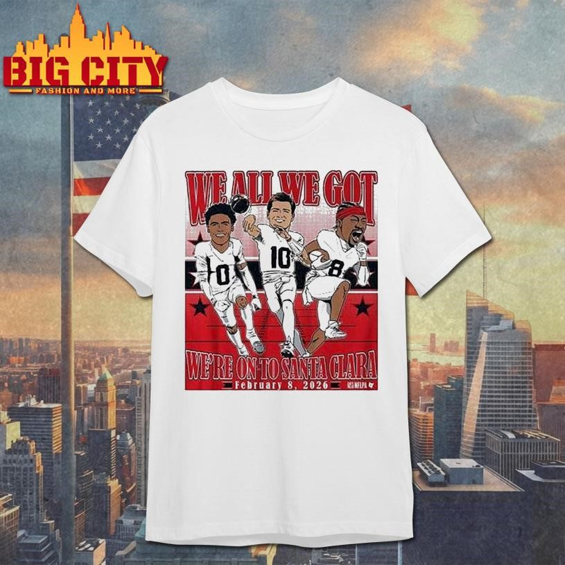 Drake Maye, Stefon Diggs, Christian Gonzalez We All - Adult & Kids T-Shirts, Sweatshirts & Hoodies apparel design preview 1