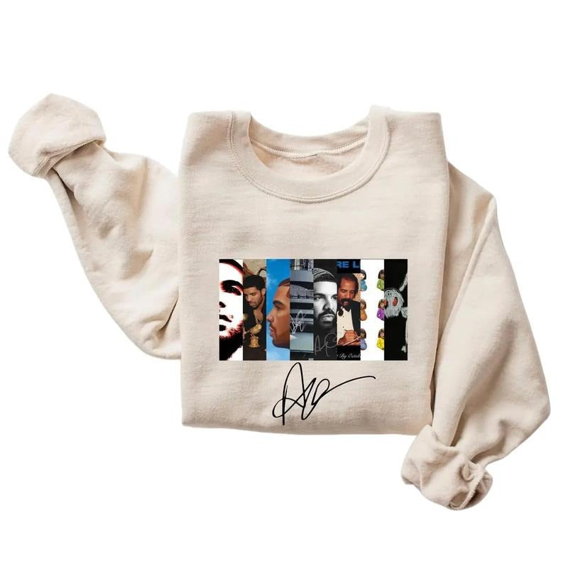 Drakee Best Albums Signature Music Fans - Adult & Kids T-Shirts, Sweatshirts & Hoodies apparel design preview 1
