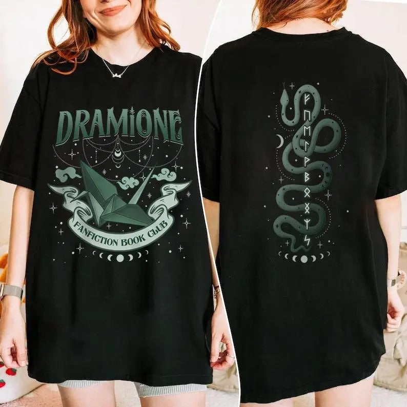 Drami0ne Fanfiction Property High REeve Wizard School - Adult & Kids T-Shirts, Sweatshirts & Hoodies apparel design preview 1