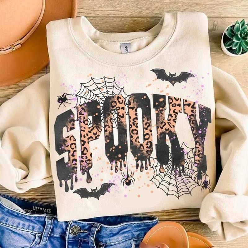 Drip Halloween Retro Spooky Coquette Girly - Adult & Kids T-Shirts, Sweatshirts & Hoodies apparel design preview 1