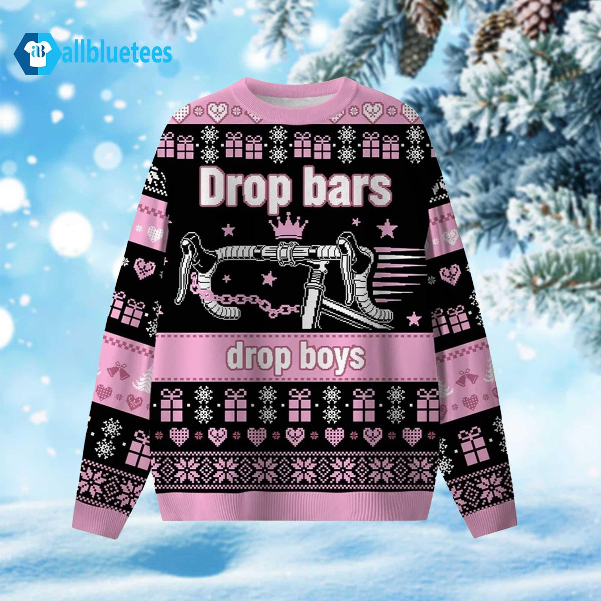 Drop Bars Drop Boys Ugly Christmas Sweater - Holiday Gift product image