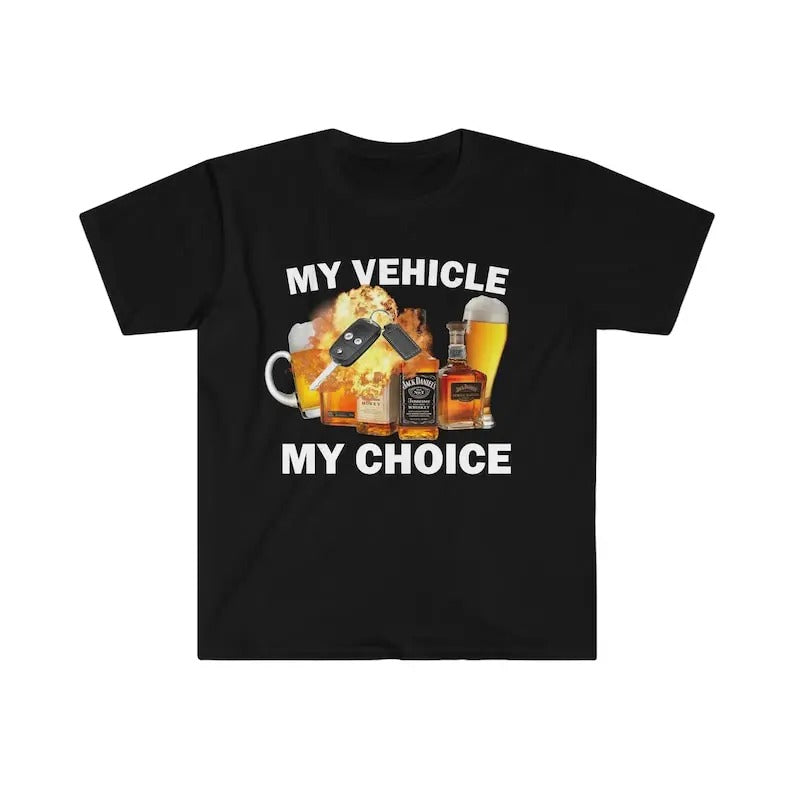 Drunk Driving Humor Funny Meme Offensive Satire - Adult & Kids T-Shirts, Sweatshirts & Hoodies apparel design preview 1