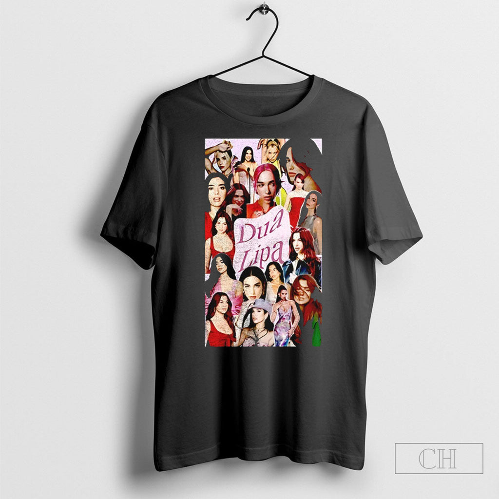 Dua Lipa Wallpaper Collage - Adult & Kids T-Shirts, Sweatshirts & Hoodies apparel design preview 1