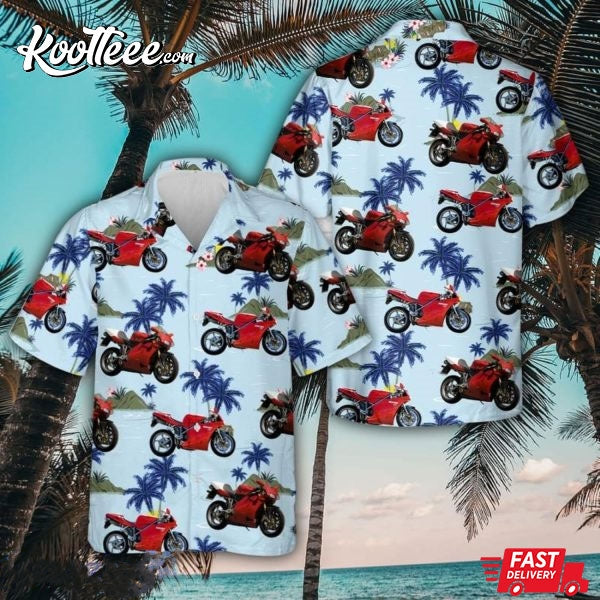 Ducati 998R Vehicle Aloha Hawaiian - Adult & Kids T-Shirts, Sweatshirts & Hoodies apparel design preview 1