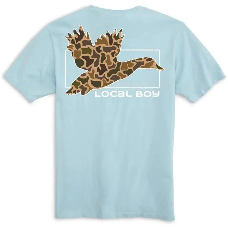 Duck Camo Local Boy 1 Side Retro Hunting Classic Man - Adult & Kids T-Shirts, Sweatshirts & Hoodies apparel design preview 1