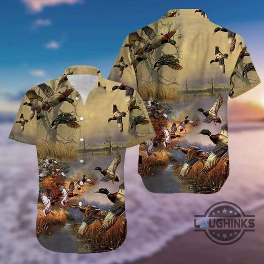 Duck Hunting Tropical Hawaiian 131 Aloha Hawaii - Adult & Kids T-Shirts, Sweatshirts & Hoodies apparel design preview 1