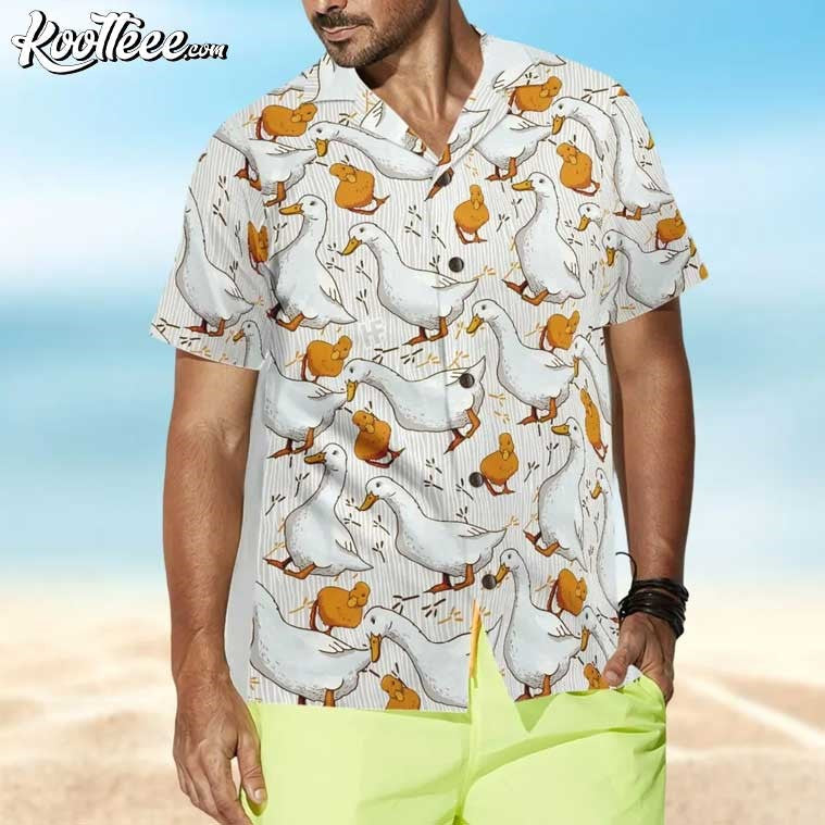 Duck Lover Animal Hawaiian - Adult & Kids T-Shirts, Sweatshirts & Hoodies apparel design preview 1