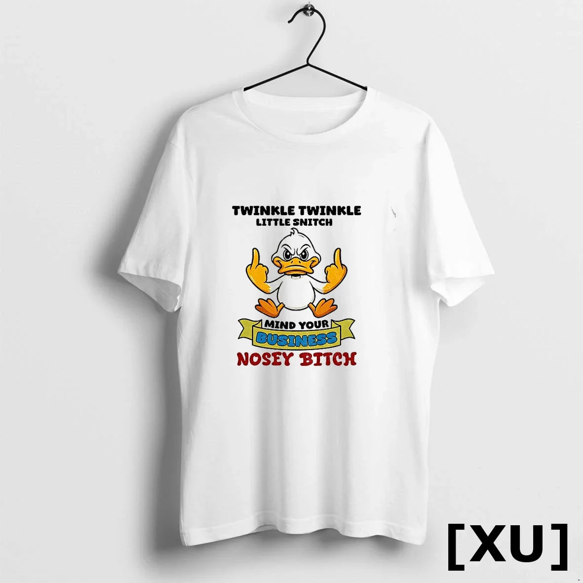Duck Middle Finger Twinkle Little Snitch Mind Your - Adult & Kids T-Shirts, Sweatshirts & Hoodies apparel design preview 1