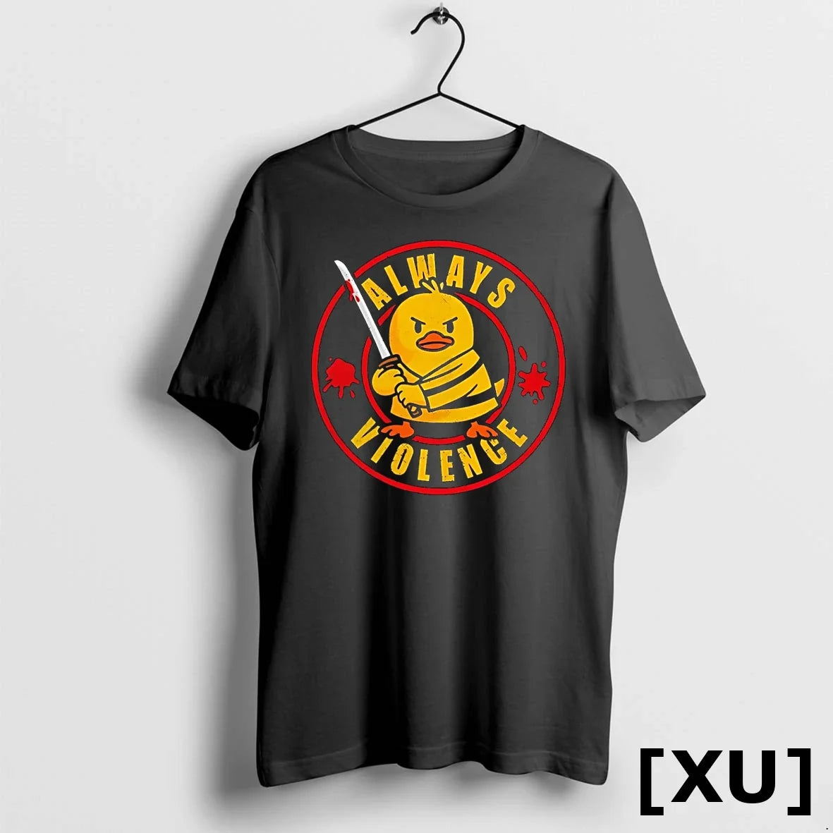 Duck With Knife Always Violence Sweater - Adult & Kids T-Shirts, Sweatshirts & Hoodies apparel design preview 1