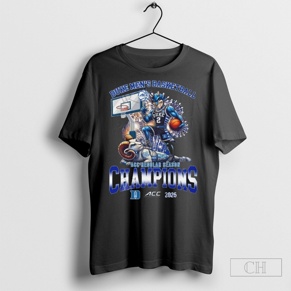 Duke Mens Basketball Acc Regular Season Champions - Adult & Kids T-Shirts, Sweatshirts & Hoodies apparel design preview 1