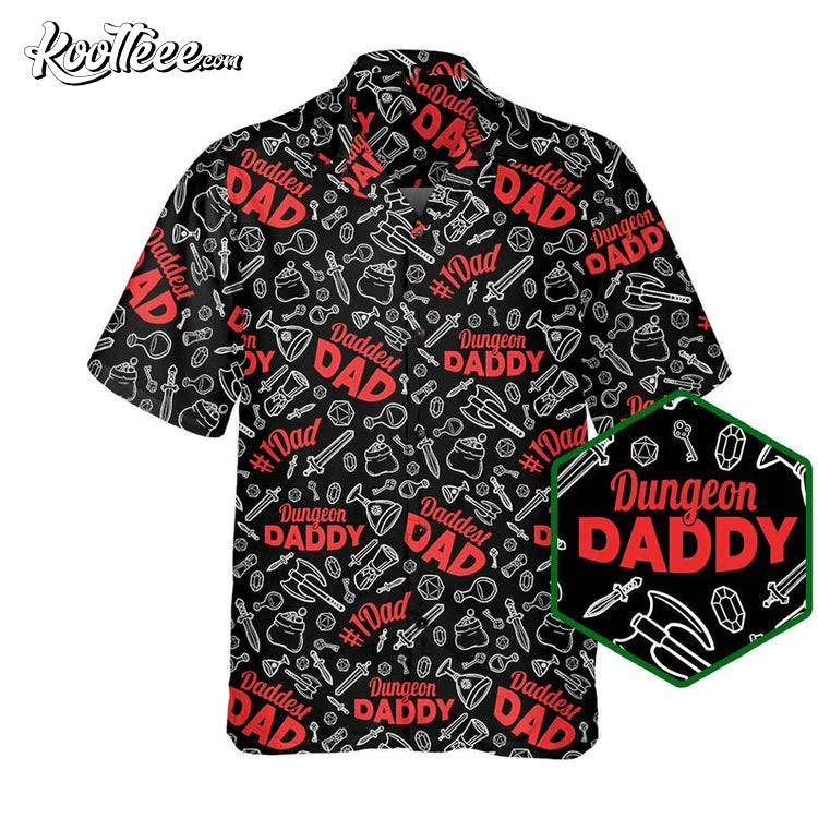 Dungeon Daddy Hawaiian - Adult & Kids T-Shirts, Sweatshirts & Hoodies apparel design preview 1