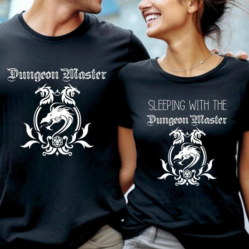 Dungeon Master Sleeping Matching Dragons Fantasy T881 - Adult & Kids T-Shirts, Sweatshirts & Hoodies apparel design preview 1