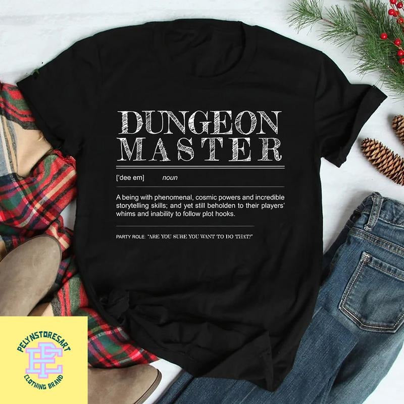 Dungeon Master Dungeons Dragons Dnd Role Playing Game - Adult & Kids T-Shirts, Sweatshirts & Hoodies apparel design preview 1