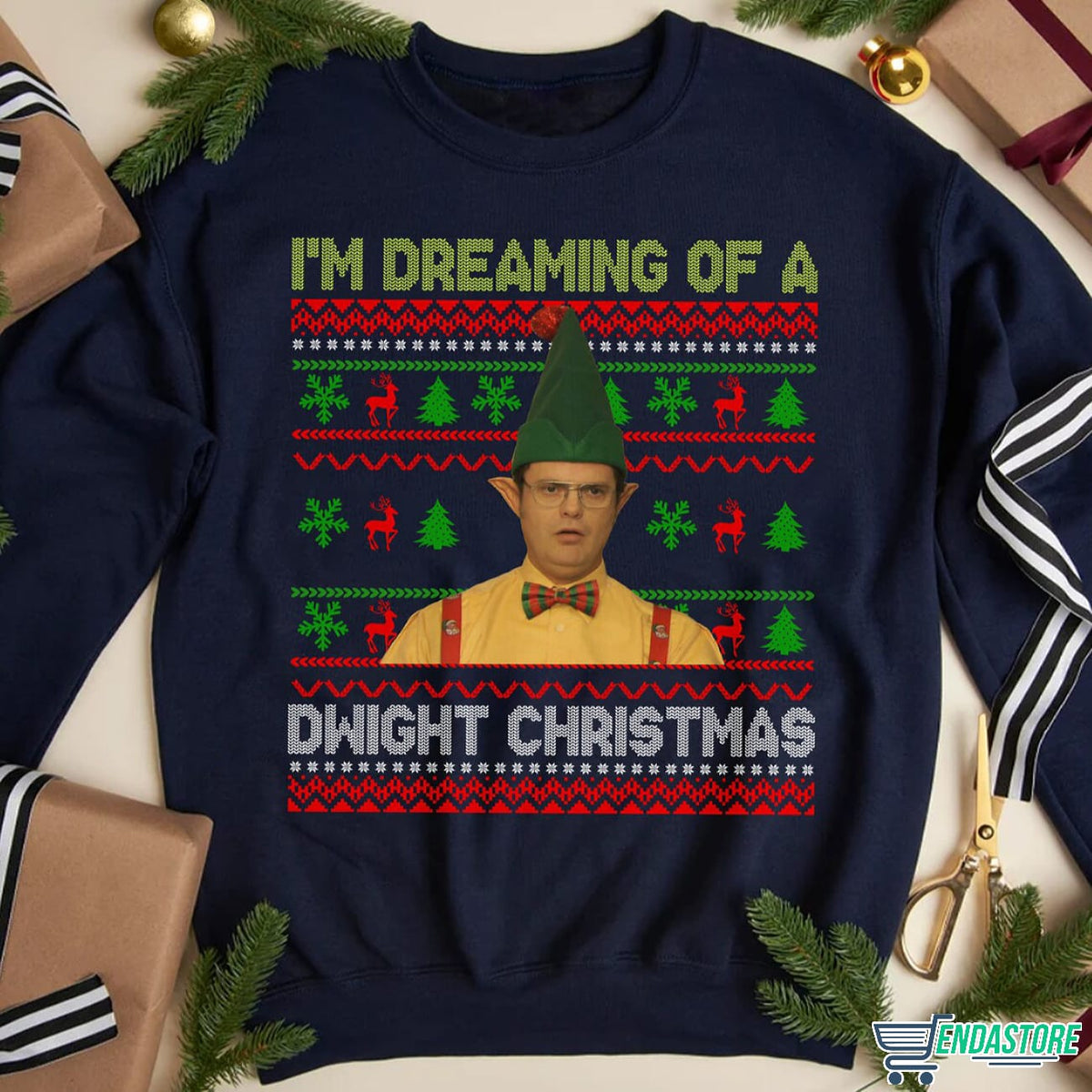 Dwight Schrute I’m Dreaming Of A Dwight Christmas Sweater - Holiday Gift product image