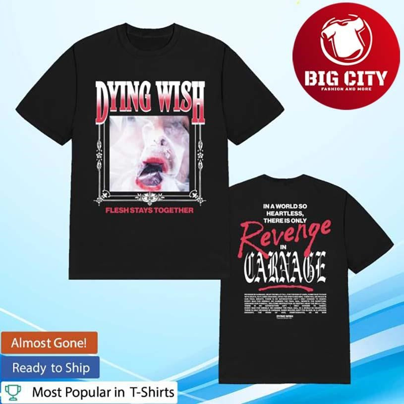 Dying Wish Revenge Two Sided - Adult & Kids T-Shirts, Sweatshirts & Hoodies apparel design preview 1