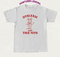 Dyslexic Tice Nits Funny Dyslexia Rabbit Dumb Y2k - Adult & Kids T-Shirts, Sweatshirts & Hoodies apparel design preview 1