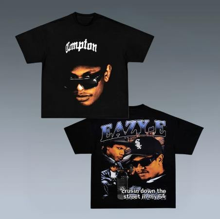 EAZY E Double Sided Prints Vintage Rapper Hip Hop Rap - Adult & Kids T-Shirts, Sweatshirts & Hoodies apparel design preview 1